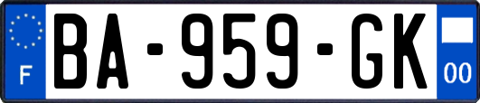 BA-959-GK