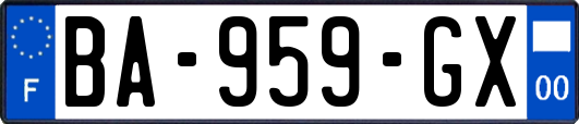 BA-959-GX