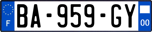 BA-959-GY