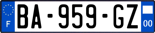 BA-959-GZ