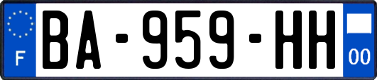BA-959-HH