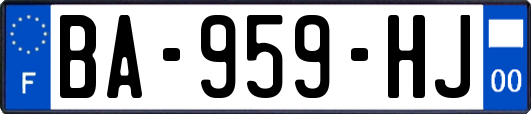 BA-959-HJ
