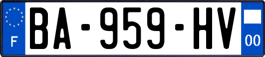 BA-959-HV