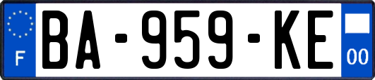 BA-959-KE