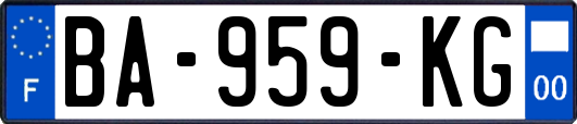 BA-959-KG