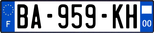 BA-959-KH