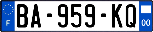 BA-959-KQ