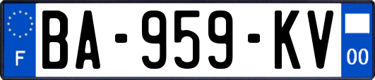 BA-959-KV