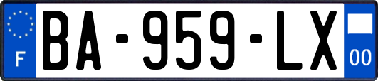 BA-959-LX