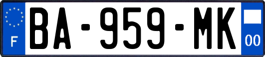 BA-959-MK