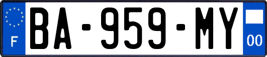 BA-959-MY