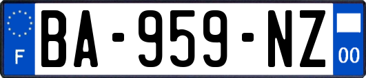 BA-959-NZ