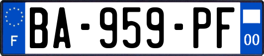 BA-959-PF