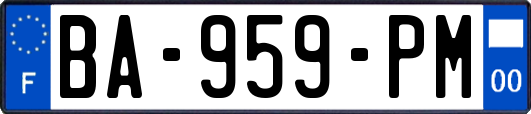 BA-959-PM