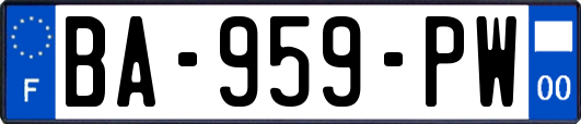 BA-959-PW