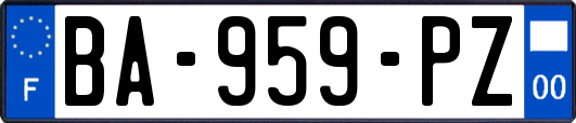BA-959-PZ