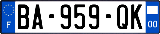 BA-959-QK