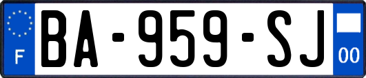 BA-959-SJ