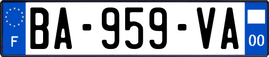 BA-959-VA