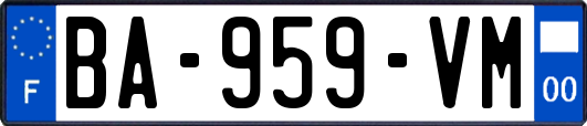 BA-959-VM