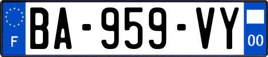 BA-959-VY