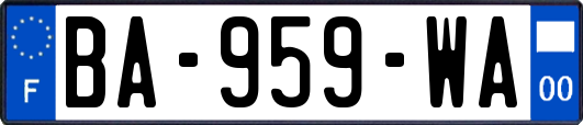 BA-959-WA