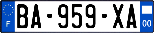 BA-959-XA