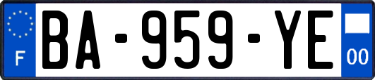 BA-959-YE