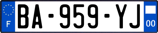 BA-959-YJ