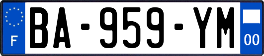 BA-959-YM