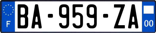 BA-959-ZA