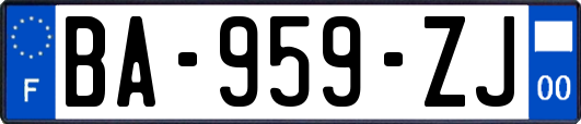 BA-959-ZJ