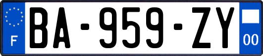 BA-959-ZY