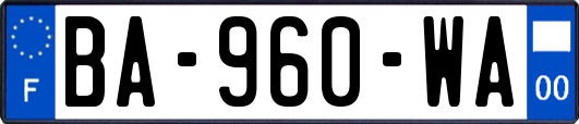 BA-960-WA