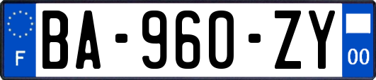 BA-960-ZY