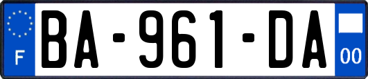 BA-961-DA