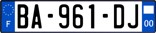 BA-961-DJ