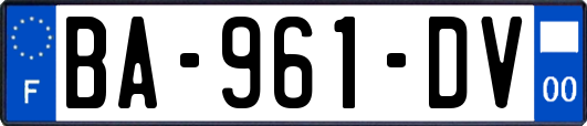 BA-961-DV