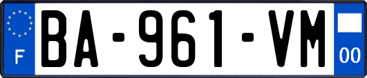 BA-961-VM