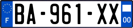 BA-961-XX