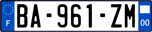 BA-961-ZM