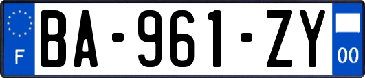 BA-961-ZY