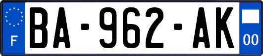 BA-962-AK