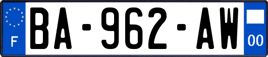 BA-962-AW