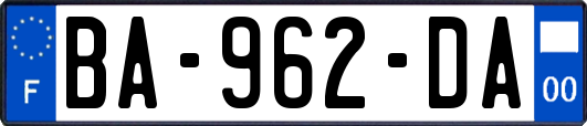 BA-962-DA