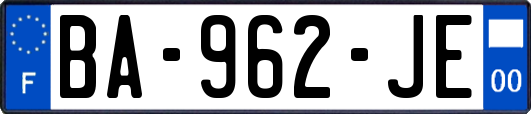 BA-962-JE
