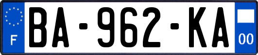 BA-962-KA