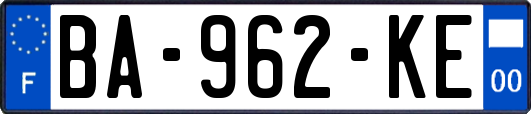 BA-962-KE