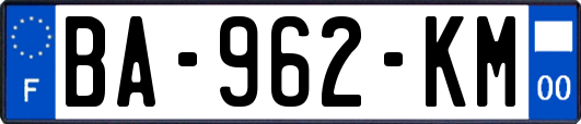 BA-962-KM