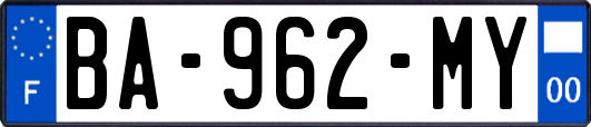 BA-962-MY